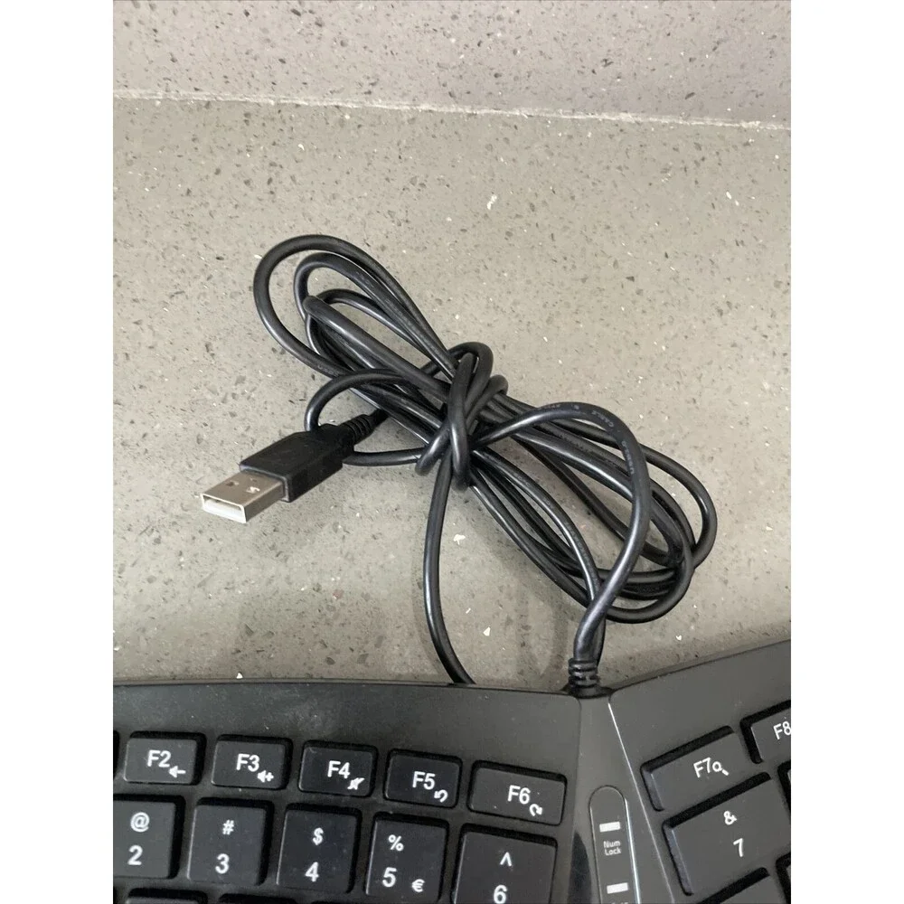 Perixx PERIDUO-505 Wired USB Ergonomic Split Keyboard ONLY Tested Working